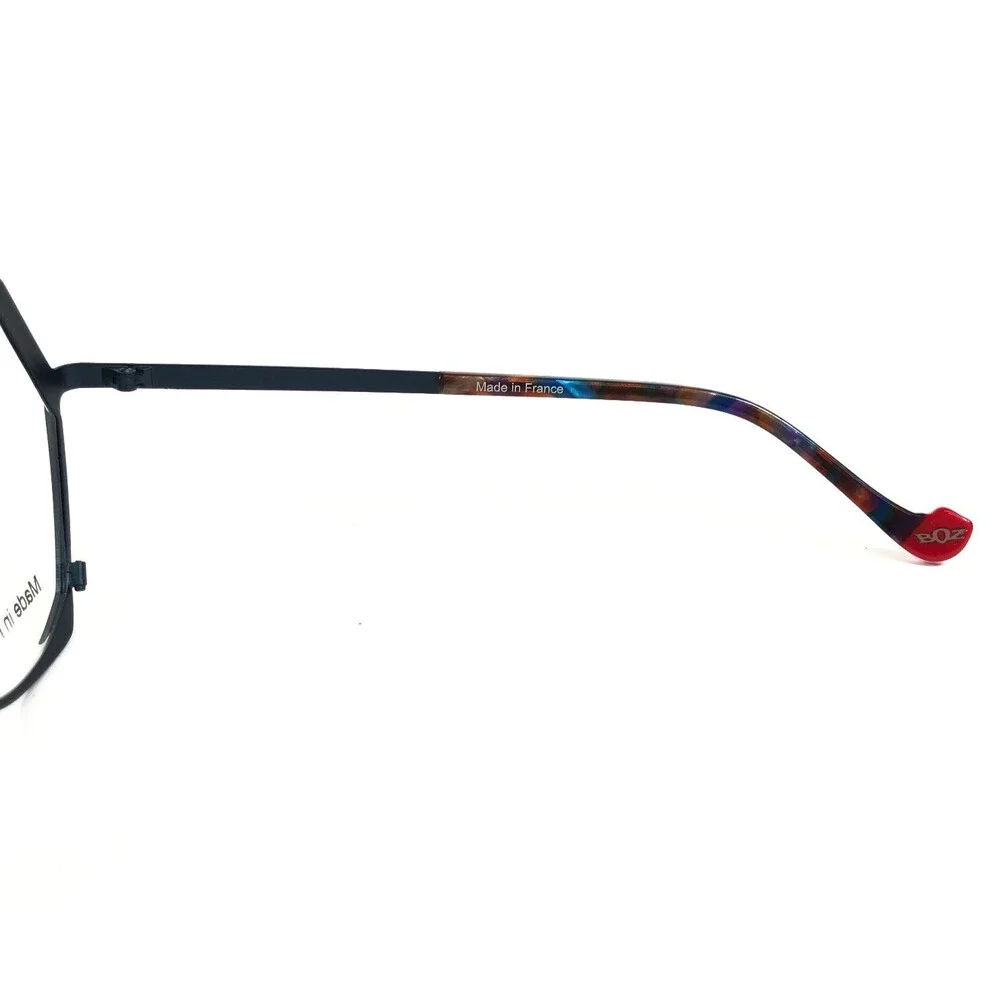 BOZ by J.F. Rey Eyeglasses Frames ORKA 2542 Matte Navy Blue Green 54-18-140